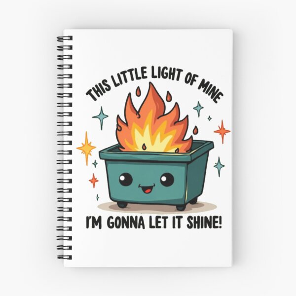 Item preview, This Little Light-Of Mine Lil Emotional Dumpster Fire designed and sold by stzl26.