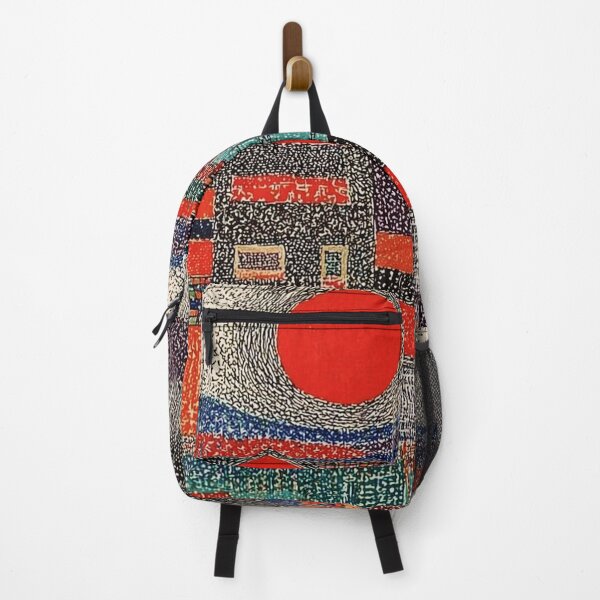 Item preview, Red Sun Village Abstract Landscape designed and sold by Modaozushi216.