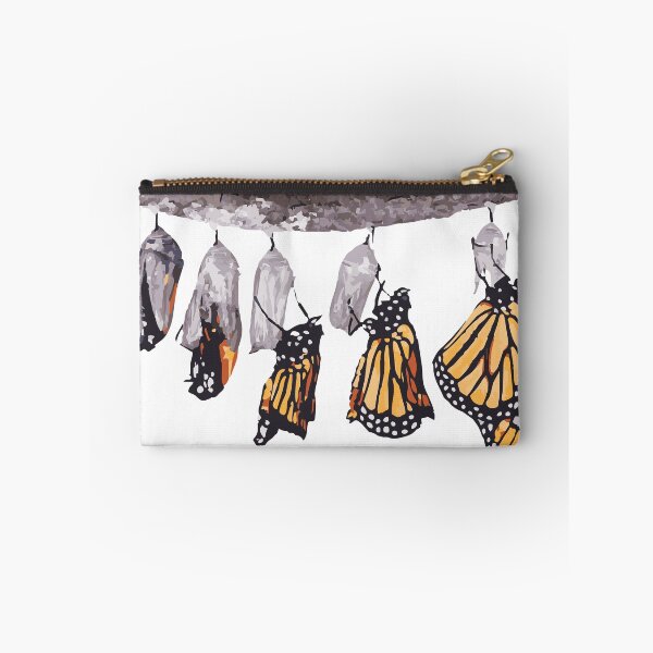Item preview, chrysalis to butterfly illustration designed and sold by createandrogyny.