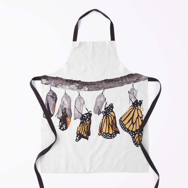 Item preview, chrysalis to butterfly illustration designed and sold by createandrogyny.