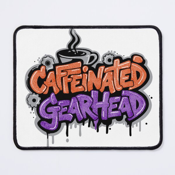 Item preview, Graffiti Caffeinated Gearhead designed and sold by CaffeinatedGearhead.