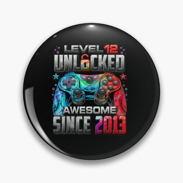 Item preview, Awesome Since 2013 Gamer Level 12  designed and sold by FGTV2021.