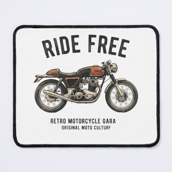 Item preview, “Ride Free” — Vintage Cafe Racer Motorcycle Graphic designed and sold by aashcreat.