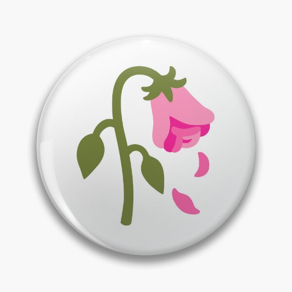Item preview, pink wilted rose designed and sold by Yeebus's Variety Store.