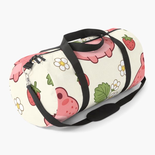 Item preview, Cute Strawberry Frog Pastel Pattern designed and sold by LyoniHERA.
