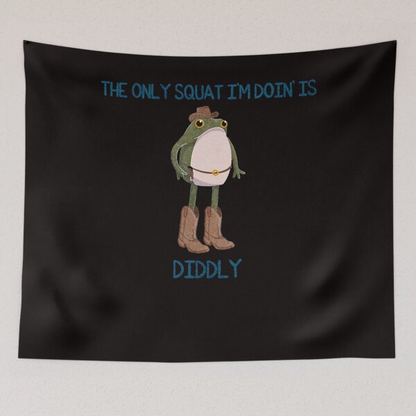 Item preview, Funny Meme Frog The Only Squat Im Doing Is Frog designed and sold by valery-kenz.