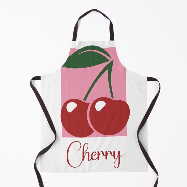 Item preview, Cute Cherry Aesthetic Sticker | Minimal Red Fruit Illustration Design designed and sold by Pinpondesigns.
