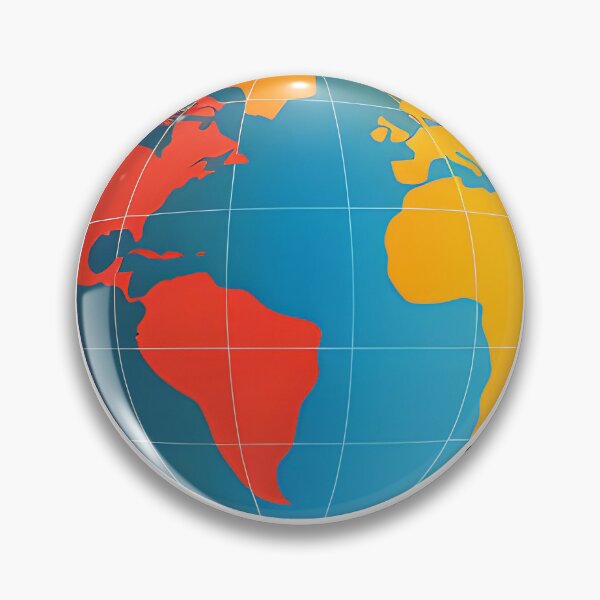 Item preview, Colorful Globe with Orbiting Nodes Abstract designed and sold by ArunDandiboina.