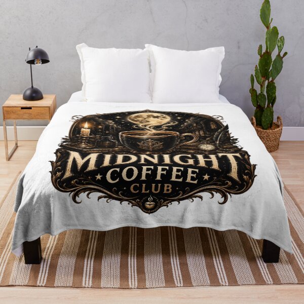 Item preview, Midnight Coffee Club Dark Academia Art designed and sold by pradeepvisuals.