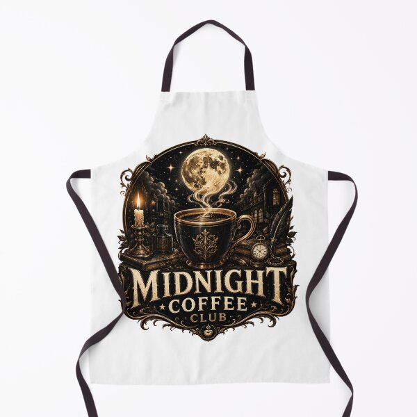 Item preview, Midnight Coffee Club Dark Academia Art designed and sold by pradeepvisuals.
