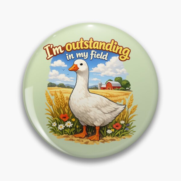 Item preview, I'm outstanding in my field Goose designed and sold by wonderxwander.