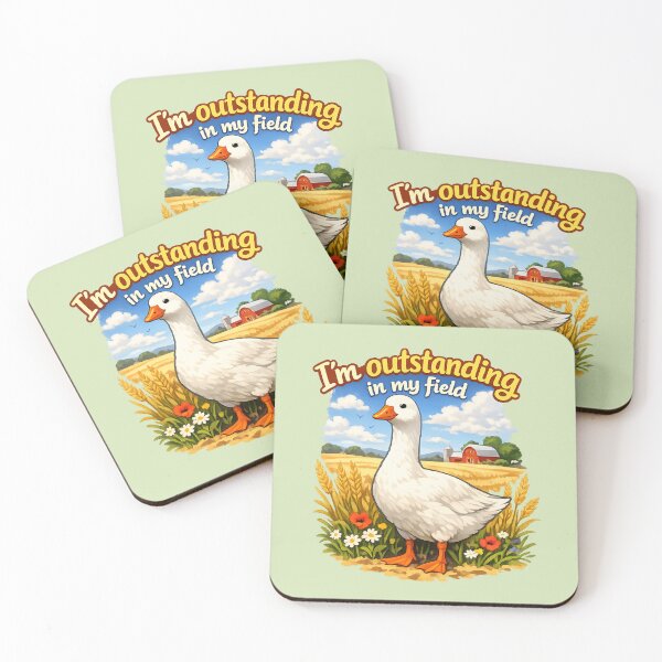 Item preview, I'm outstanding in my field Goose designed and sold by wonderxwander.