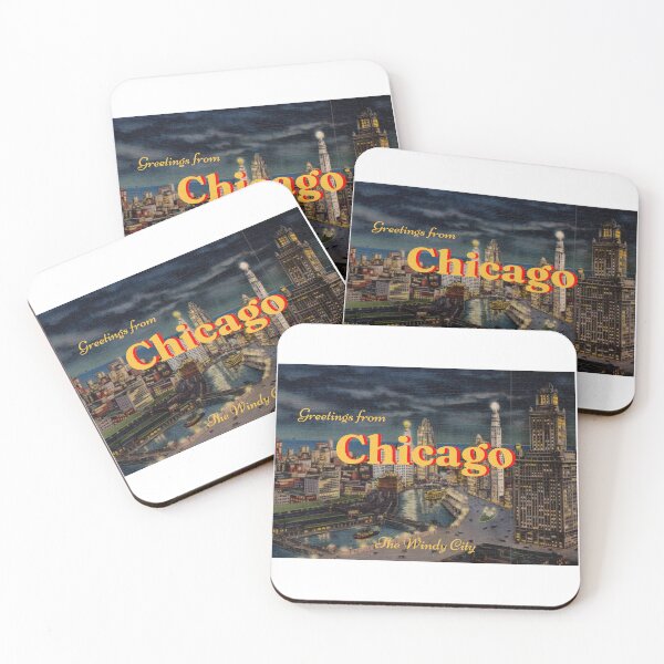 Item preview, Greetings from Chicago Postcard designed and sold by Caroline Bowers.
