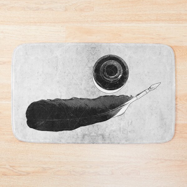 Item preview, Dark Feather Quill Pen Inkwell Gothic Writing Tools designed and sold by Ghoul Enterprises.