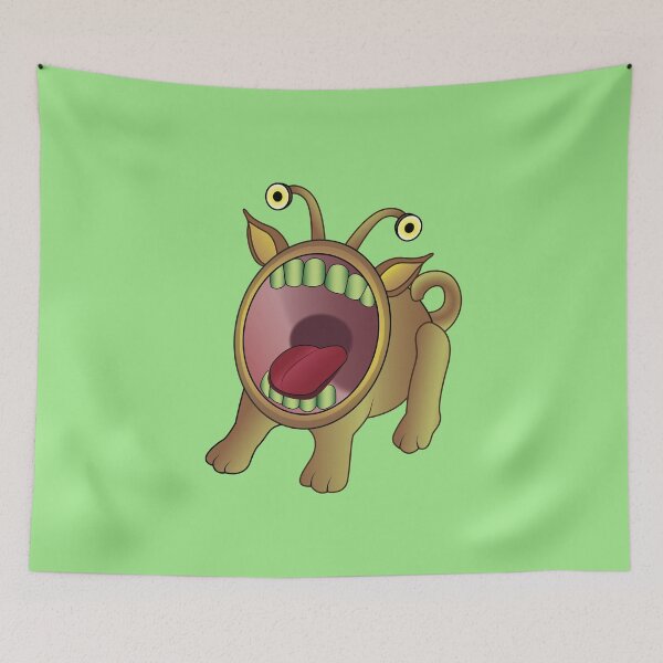 Item preview, Alien Pug Monster Cartoon designed and sold by Designs by Greylady.