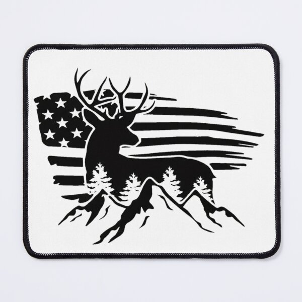 Item preview, American flag deer designed and sold by mallardoriginal.