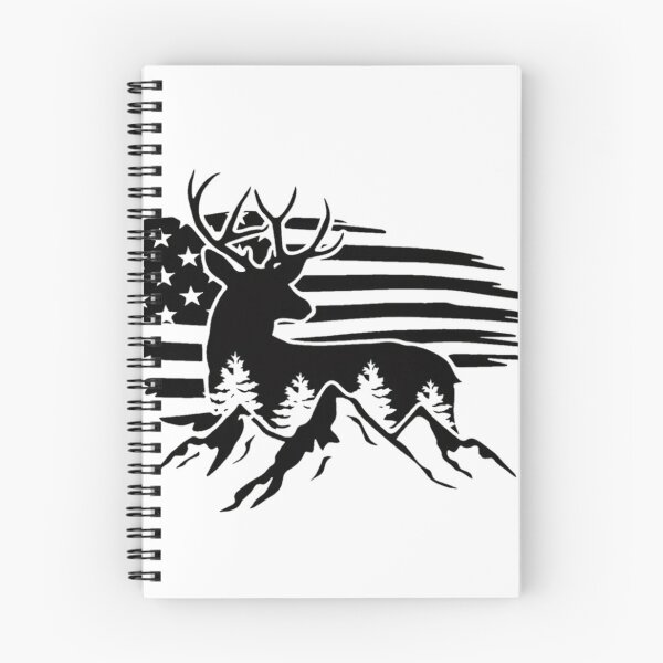 Item preview, American flag deer designed and sold by mallardoriginal.