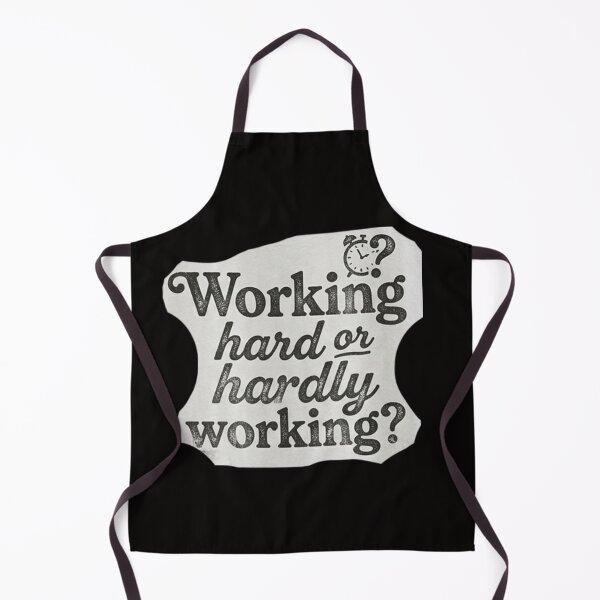 Item preview, Working Hard or Hardly Working Typography designed and sold by MaafiaArtsThai.