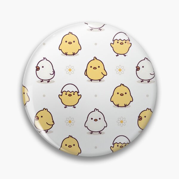 Item preview, Cute Yellow Chick and Spring Daisy Pattern designed and sold by LyoniHERA.