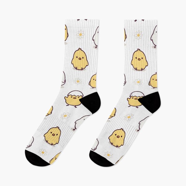 Item preview, Cute Yellow Chick and Spring Daisy Pattern designed and sold by joniJhon_design.