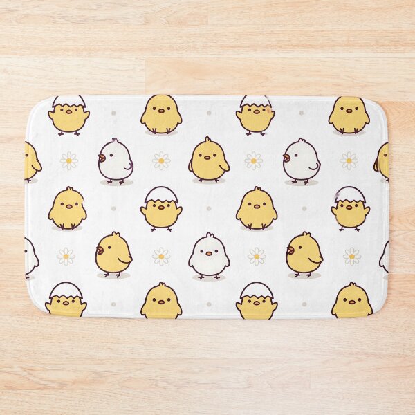 Item preview, Cute Yellow Chick and Spring Daisy Pattern designed and sold by LyoniHERA.