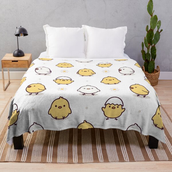 Item preview, Cute Yellow Chick and Spring Daisy Pattern designed and sold by LyoniHERA.