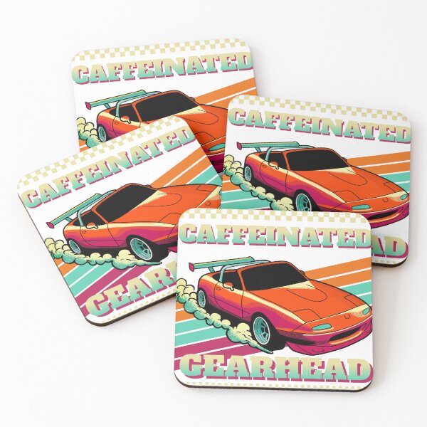 Item preview, Retro Neon Miata Caffeinated Gearhead designed and sold by CaffeinatedGearhead.