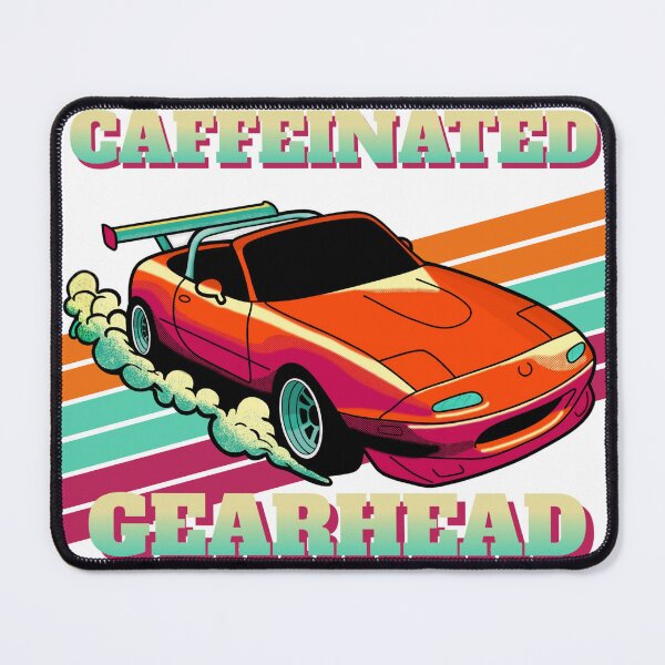 Item preview, Retro Neon Miata Caffeinated Gearhead designed and sold by CaffeinatedGearhead.