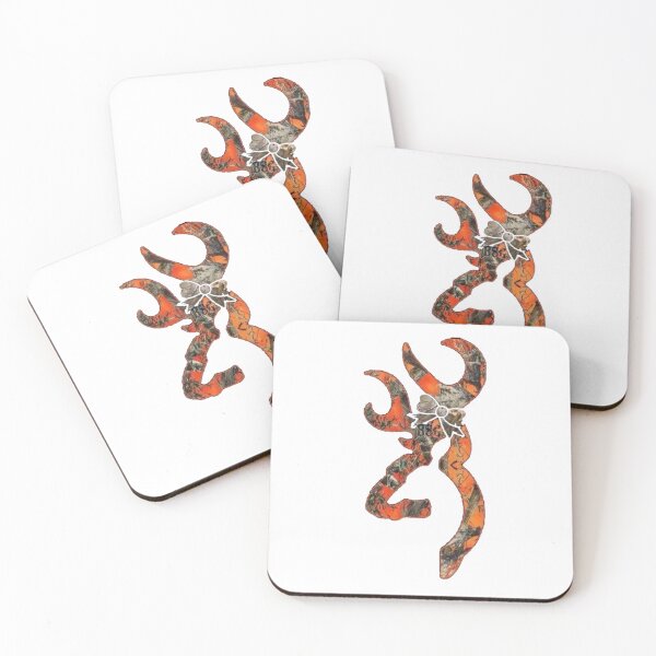 Item preview, Hunt deer outline camo orang designed and sold by mallardoriginal.