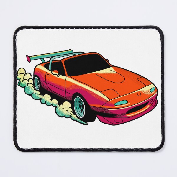 Item preview, Neon Miata Retro designed and sold by CaffeinatedGearhead.