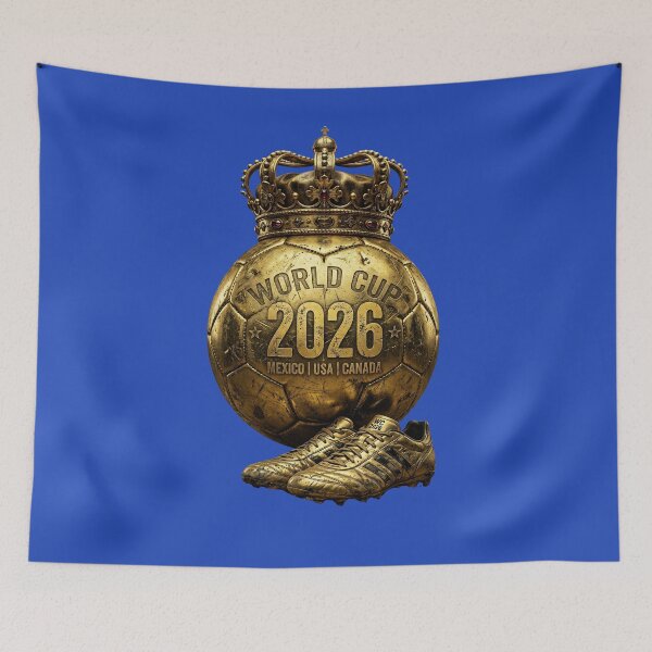 Item preview, World Cup 2026 Golden Soccer Ball Crown- Mexico USA Canada  designed and sold by digitalbob60.