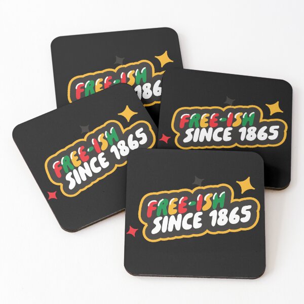 Item preview, Juneteenth Free-is since 1865 June colorful typography design designed and sold by Jdawnink.