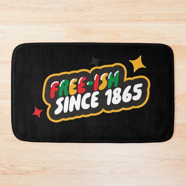 Item preview, Juneteenth Free-is since 1865 June colorful typography design designed and sold by Jdawnink.