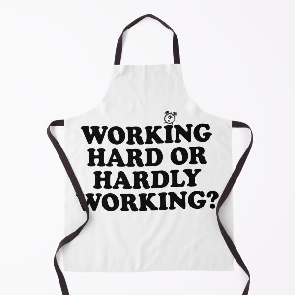 Item preview, Working Hard or Hardly Working Typography designed and sold by MaafiaArtsThai.