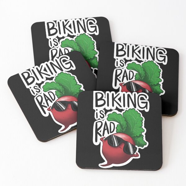Item preview, Biking is Rad Radish - Gift for Cyclist designed and sold by SpellYouLater.