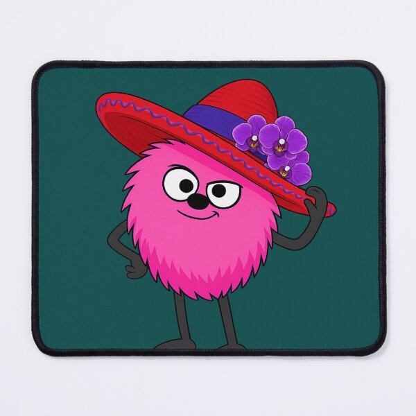 Item preview, Fabulous Thingling Wearing a Red Hat with Orchids designed and sold by TheThinglings.