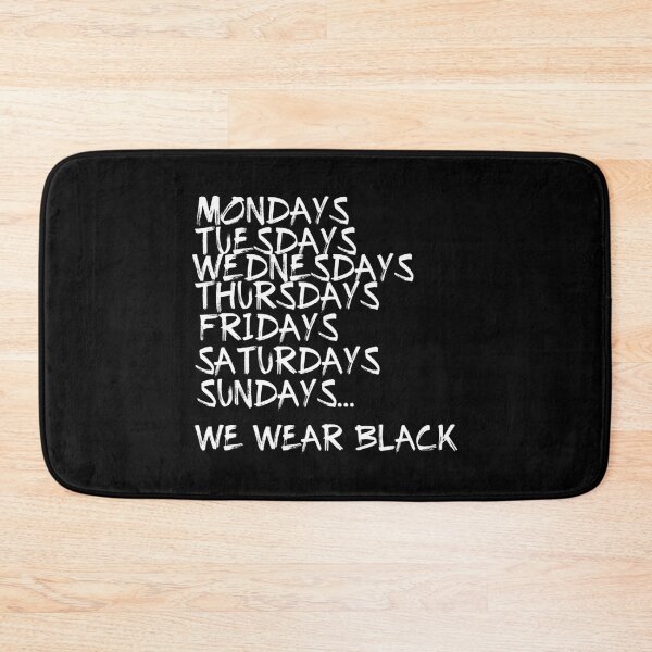 Item preview, Every Day We Wear Black designed and sold by Kerai Storeyo.