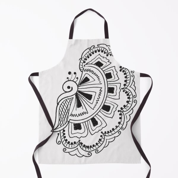 Item preview, Mandala Peacock Folk Art Line Drawing designed and sold by Monishgoud.