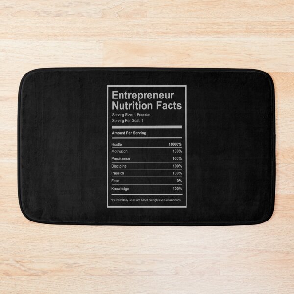 Item preview, Entrepreneur Nutrition Facts designed and sold by AVNGR-Design.