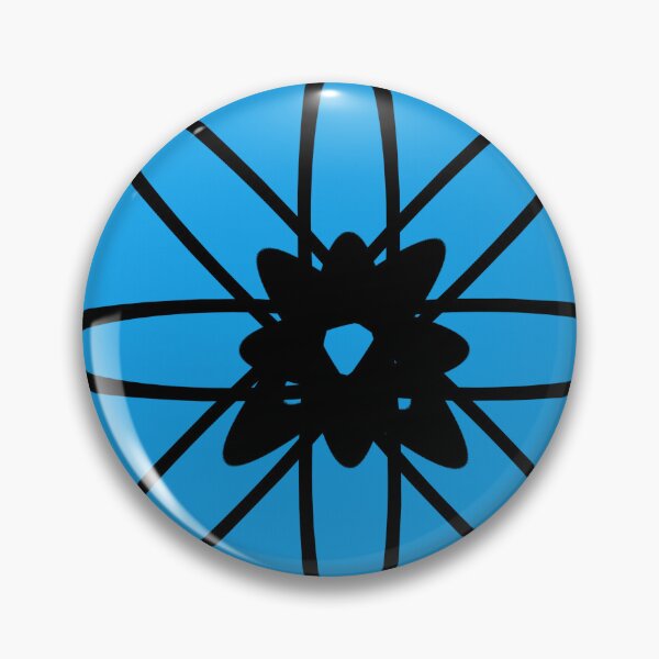 Item preview, This is picture of the shape and flowers  line drawing blue background  designed and sold by JK1989.