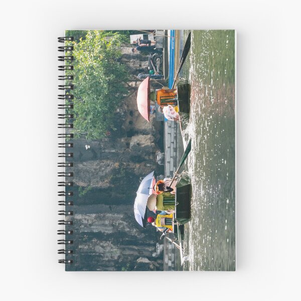 Item preview, Tam Coc River Rowboats - Ngo Dong River, Ninh Binh | Iconic Vietnam Landscape Art designed and sold by Ross.A.Campbell.