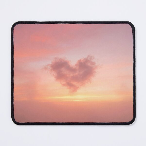 Item preview, Heart-Shaped Cloud in a Pink Sunset Sky designed and sold by higgins5.