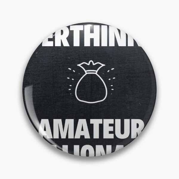 Item preview, Professional Overthinker, Amateur Millionaire Stickers & Magnets designed and sold by BrokeNoMoreCo.