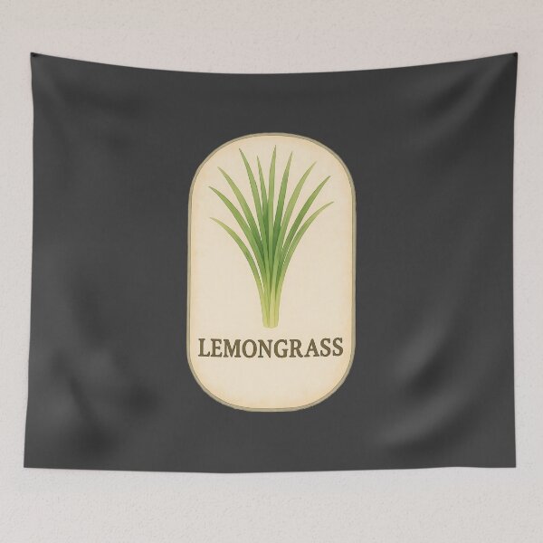 Item preview, Vintage Botanical Herb and Spice Prints: Lemongrass designed and sold by PinUpPizzazz.