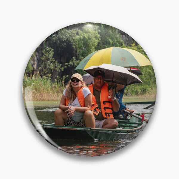 Item preview, Tam Coc River Rowboats - Ngo Dong River, Ninh Binh | Iconic Vietnam Landscape Art designed and sold by Ross.A.Campbell.