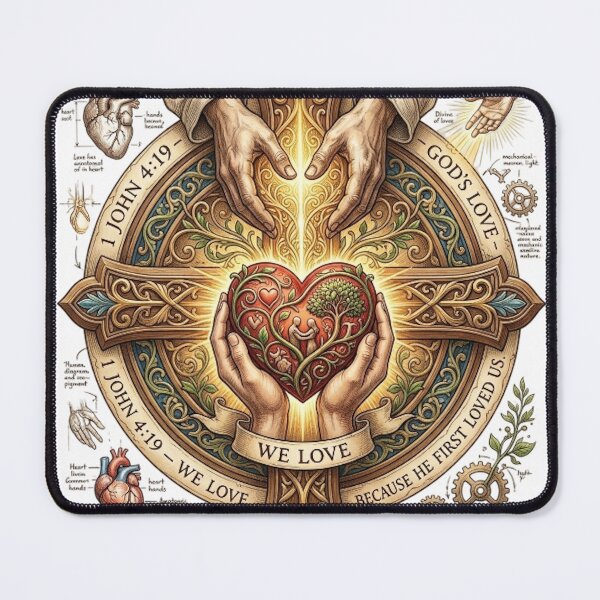 Item preview, WE LOVE BECAUSE HE FIRST LOVED US designed and sold by likbatonboot.