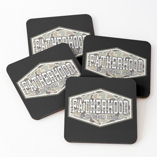 Item preview, Vintage Camo Fatherhood Is Kingdom Work designed and sold by ZalcArtStore.