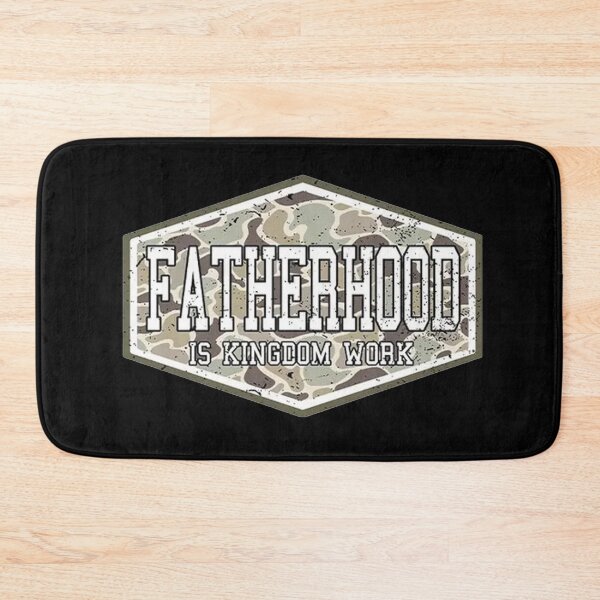 Item preview, Vintage Camo Fatherhood Is Kingdom Work designed and sold by ZalcArtStore.