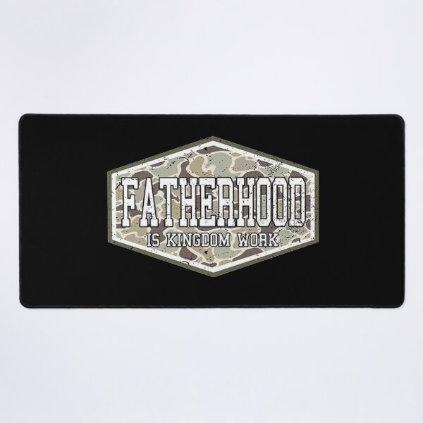 Item preview, Vintage Camo Fatherhood Is Kingdom Work designed and sold by ZalcArtStore.