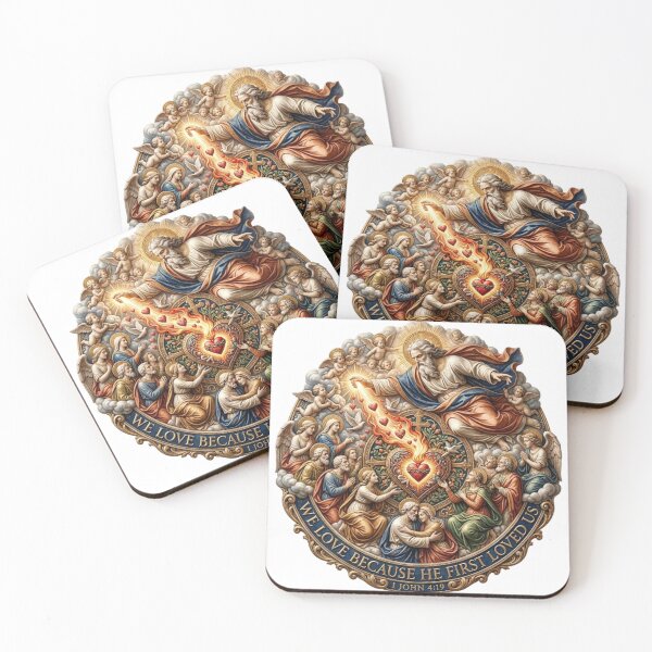 Item preview, WE LOVE BECAUSE HE FIRST LOVED US designed and sold by likbatonboot.